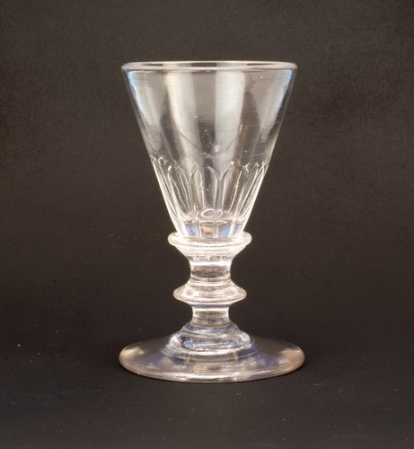 Antique georgian glass knop - glass,