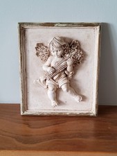 Cherub Holding Wheatsheaf Wall