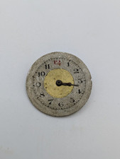 Vintage Unbranded Watch Dial Beautiful Replacement For Parts / Repairs 22.06mm