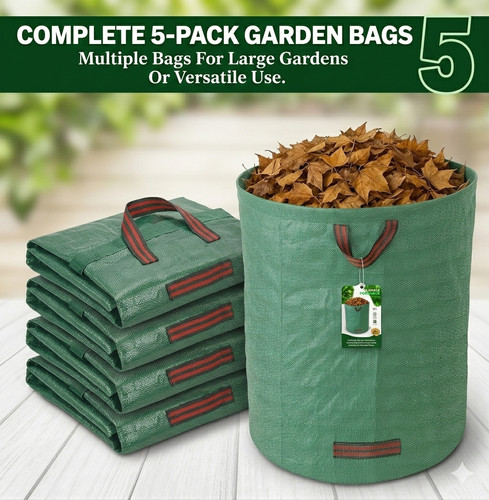 500l garden waste bags refuse - 500l,