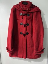 Laura Ashley Red Wool Duffle