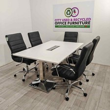 SET - Boardroom Table, White /