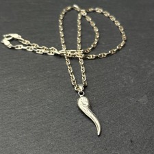 Sterling Silver Italian Horn