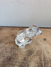 Lead Crystal Frog/Toad Paperweight /ornament - by Princess House 