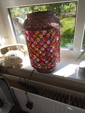 Moroccan Style Electric Table Lamp 14 inches height