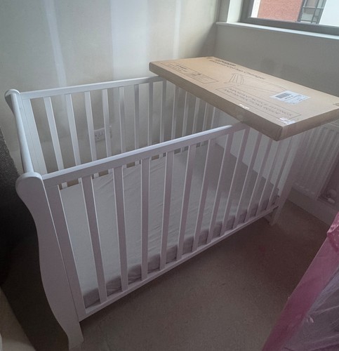 Baby cot bed with - bed, mattress