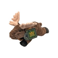 Wild Republic Retired Moose Bean Bag plush WITH TAGS 2010 Reindeer Deer Soft Toy