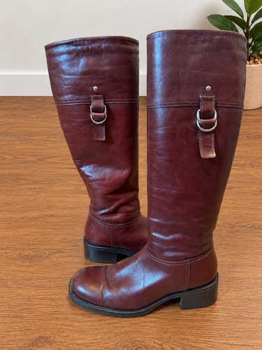 Emilio luca burgundy knee - x,