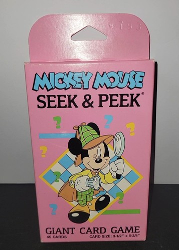 1990 nos mickey mouse seek - nos,