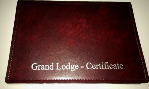 Burgundy masonic leather - burgundy,
