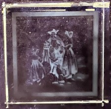 Vintage Crystal Impressions 3D Laser Etched Glass Paperweight Figural SceneBoxed