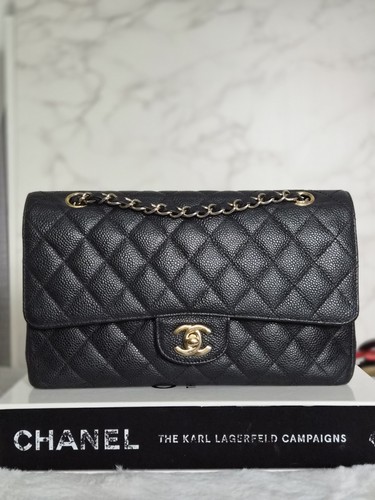 Chanel series black caviar - black,