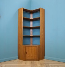 Mid Century Large Teak Corner