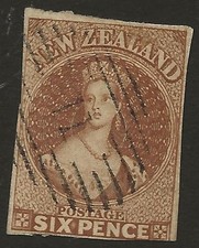 NEW ZEALAND SG13 6d Brown
