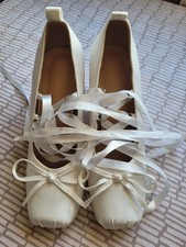 New White Ballet Style Shoes