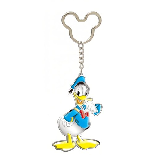 Donald duck pewter keyring - pewter,