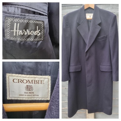 Mens harrods crombie overcoat - mens,