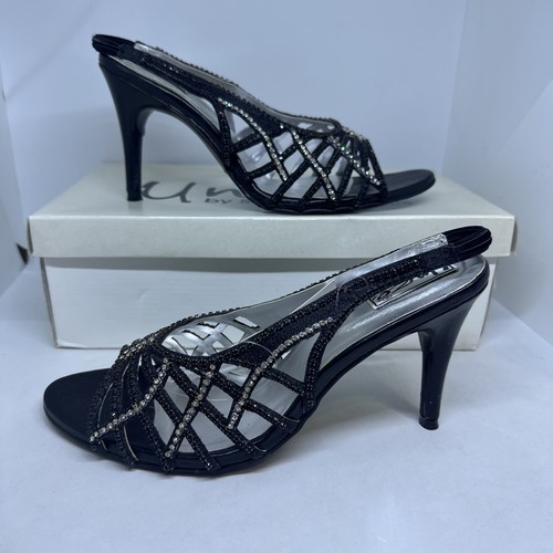 Unze black sparkle - black, size