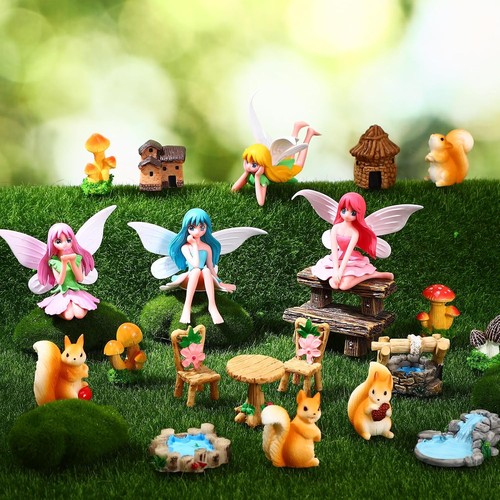 23pcs fairy garden accessories - fairy,