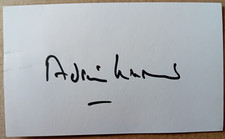 ORIGINAL AUTOGRAPH ADRIAN LUKIS JUDGE JOHN DEED, THE BILL