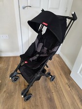 GB Pockit+ All-Terrain Pushchair Velvet Black with Bag, Hand Luggage Compliant