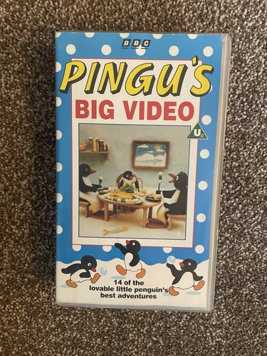 Pingu big video 1997 vhs - pingu's,
