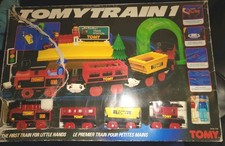 Vintage Tomy Train lot 1 large boxed set track carriage figures like Thomas Tank