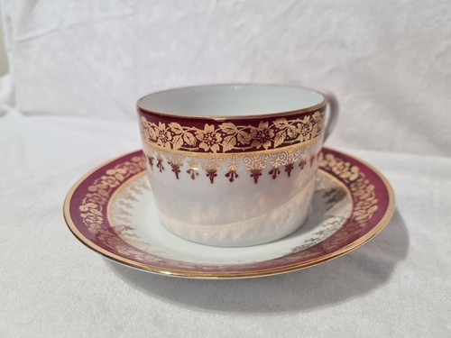 Limoges cup saucer vintage - saucer,