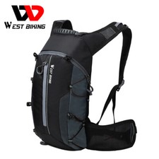 WEST BIKING 10L Waterproof Outdoor Sports Cycling MTB Road Bike Backpack Grey
