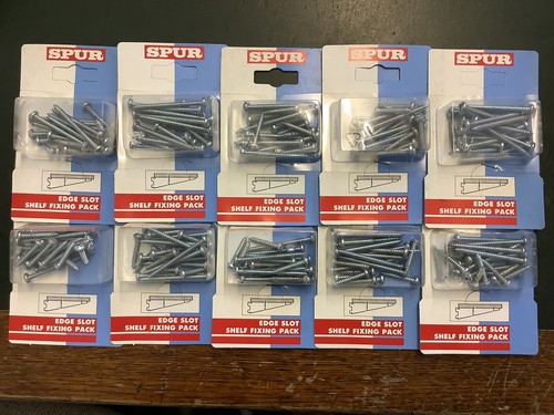 Edge slot shelf fixing - , pack