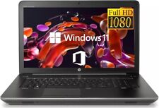 HP ZBook 17 17.3" Gaming Laptop Microsoft Office i7 32GB RAM 1.1TB SSD WIN 11