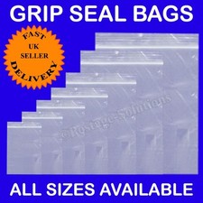 Grip Seal Bag Resealable Clear