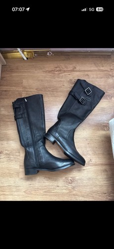 Clarks women leather - leather, boots
