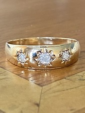 Gents  9ct Gold & Diamond