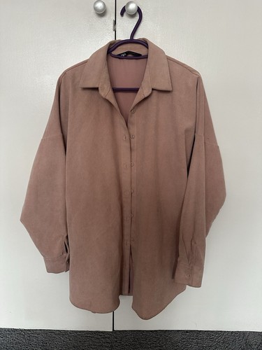 Zara women pink corduroy - zara,