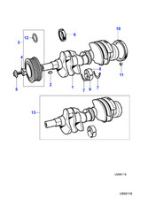 Jaguar Genuine Crankshaft