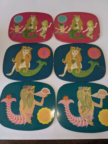 Vintage retro kitsch - x6,