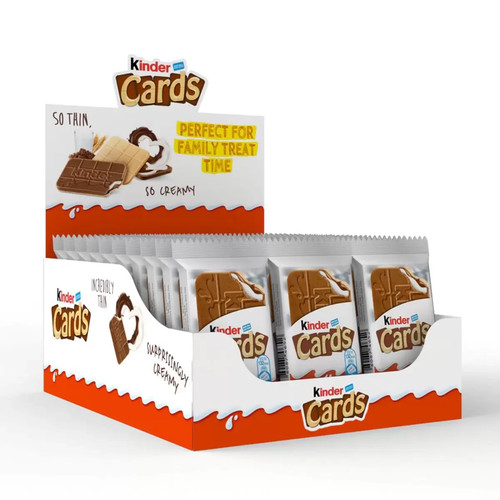 Ferrero kinder cards wafer - cards,