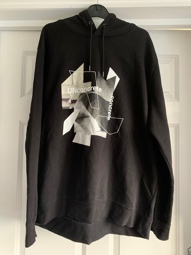 Black graphic hoodie xl - black,