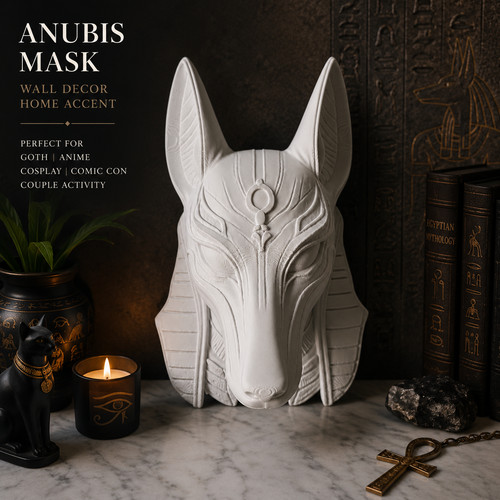 Handmade anubis wall decor - wall, |