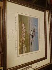 Les Vowles Spartan Cruiser II ( Heston Departure) Framed Print , Signed