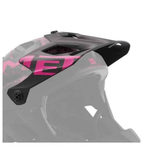 Met parachute visor - visor, pink