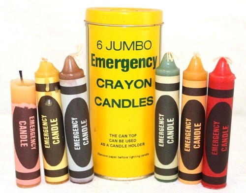 Vintage jumbo emergency crayon - vintage,