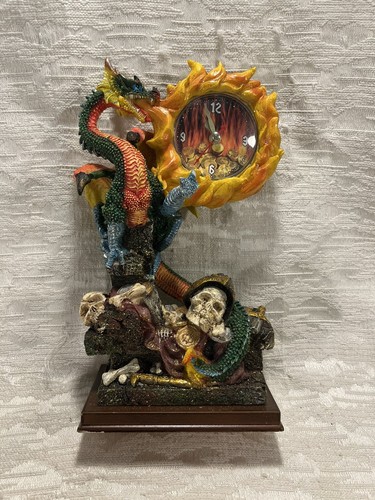 Dragon breathing fire desk - breathing,