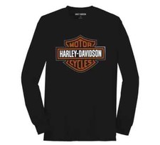Harley-Davidson® Men's Wounded Warrior Project Long-Sleeve Tee-Black Beauty 2XL