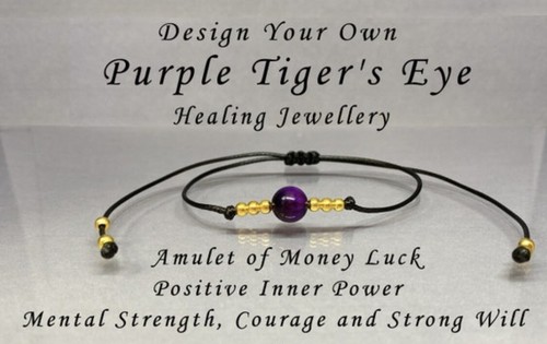 Purple tigers eye healing - purple,