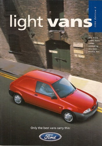 Ford light vans 1996 1997 - light, uk