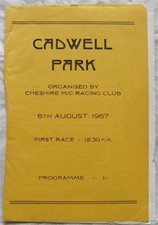 CADWELL PARK 6 Aug 1967
