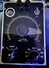 CR Bridge Model CR 50 Vintage Electronic Test Equipment