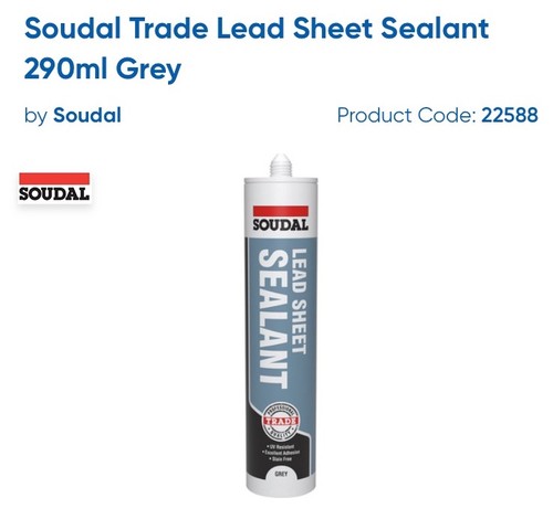Soudal lead sheet silicone - sheet,